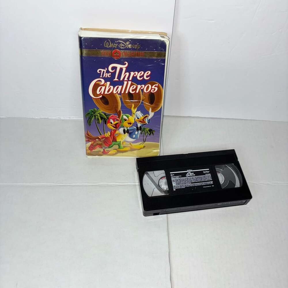 Walt Disney Gold Collection The Three Caballeros VHS Tape